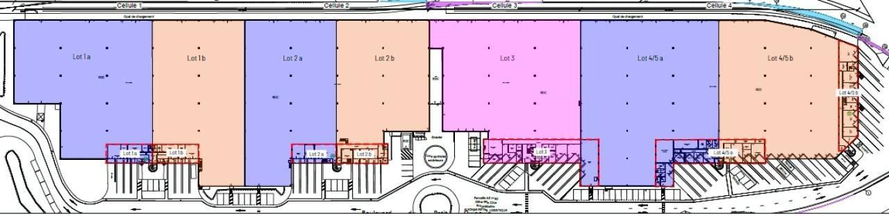 Location Entrepôts classe B 24225 m² non divisibles 59273 Fretin