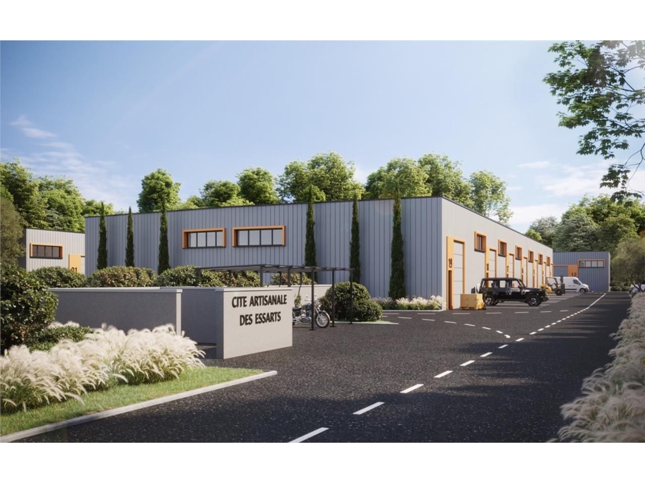 Locaux d'activité neufs d'environ 1 345 m² à la v