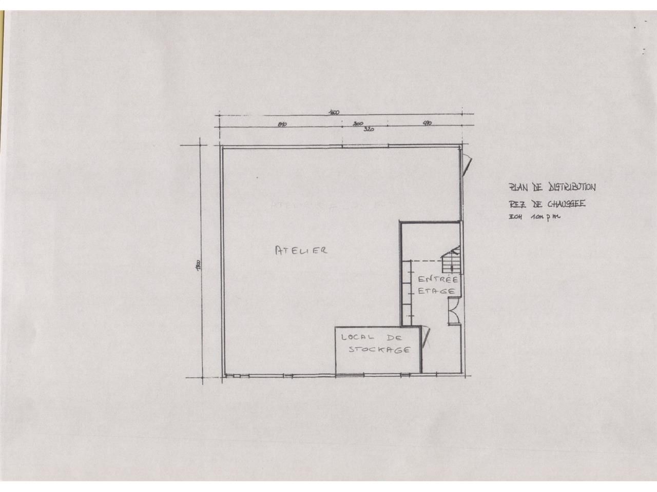 Location bureaux 450 m² non divisibles