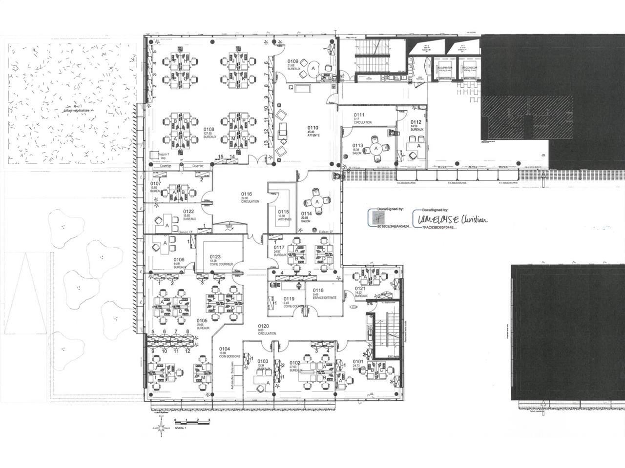 Vente bureaux 712 m² non divisibles