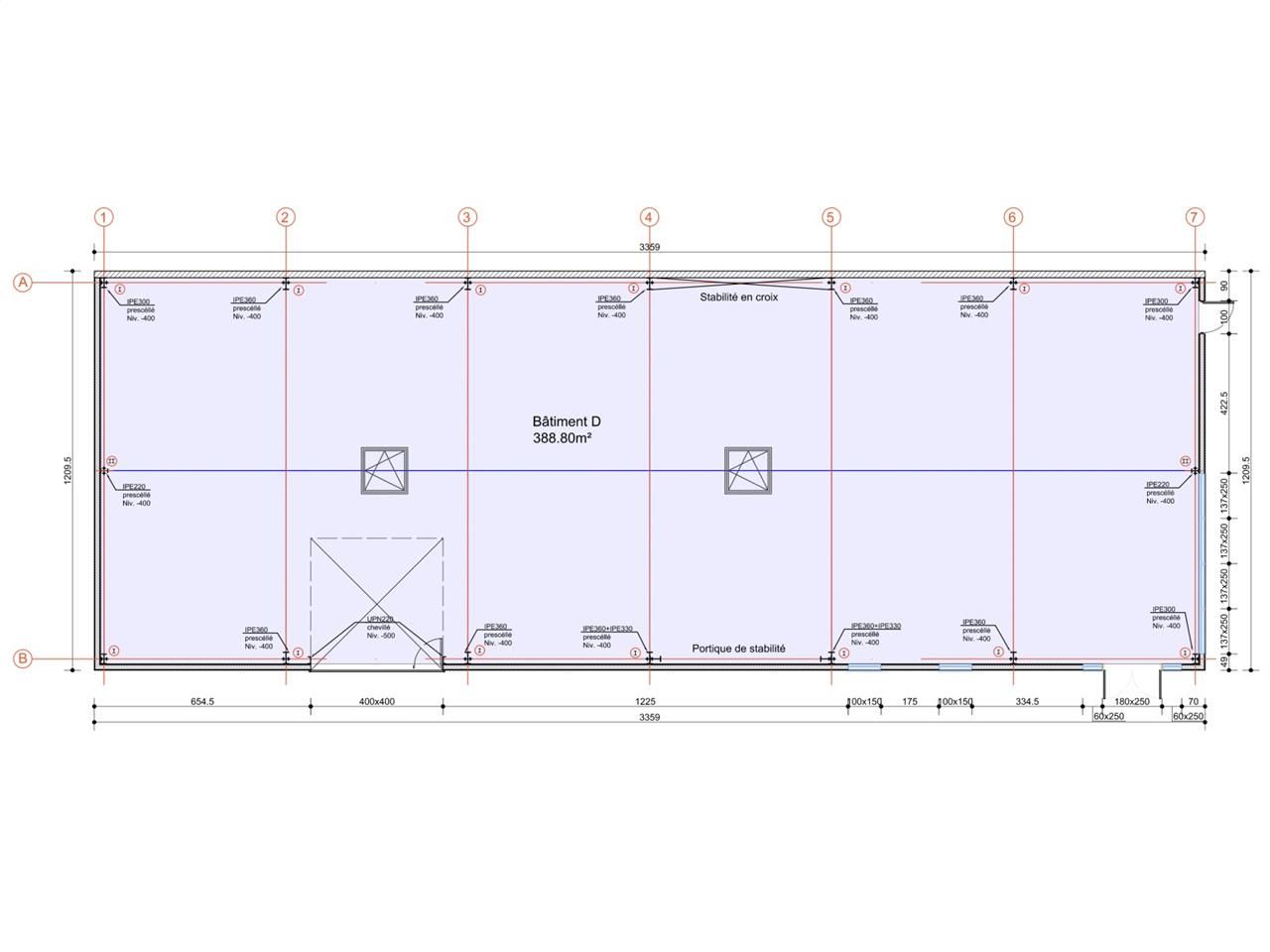 Vente entrepots 430 m² non divisibles