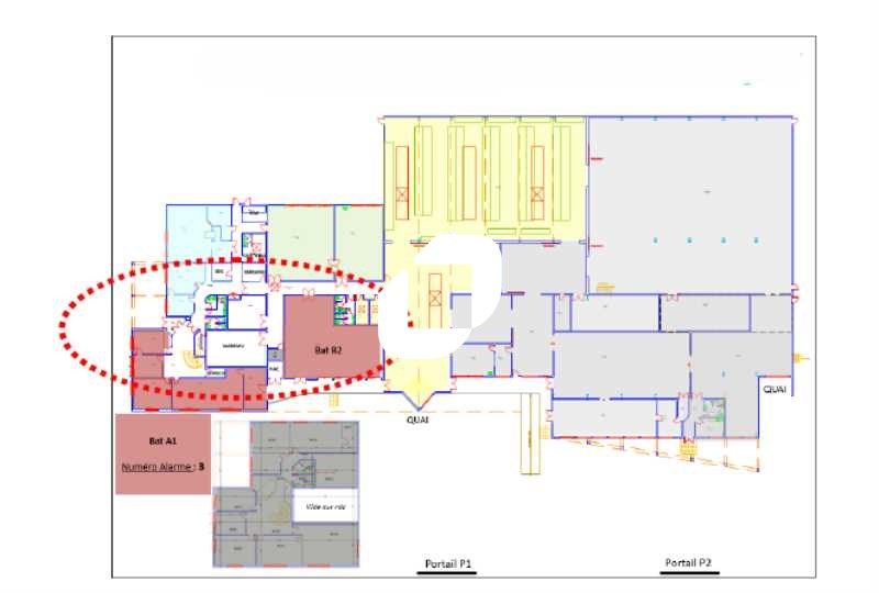 Location entrepots 287 m² non divisibles