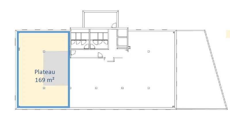 Location bureaux 188 m² non divisibles