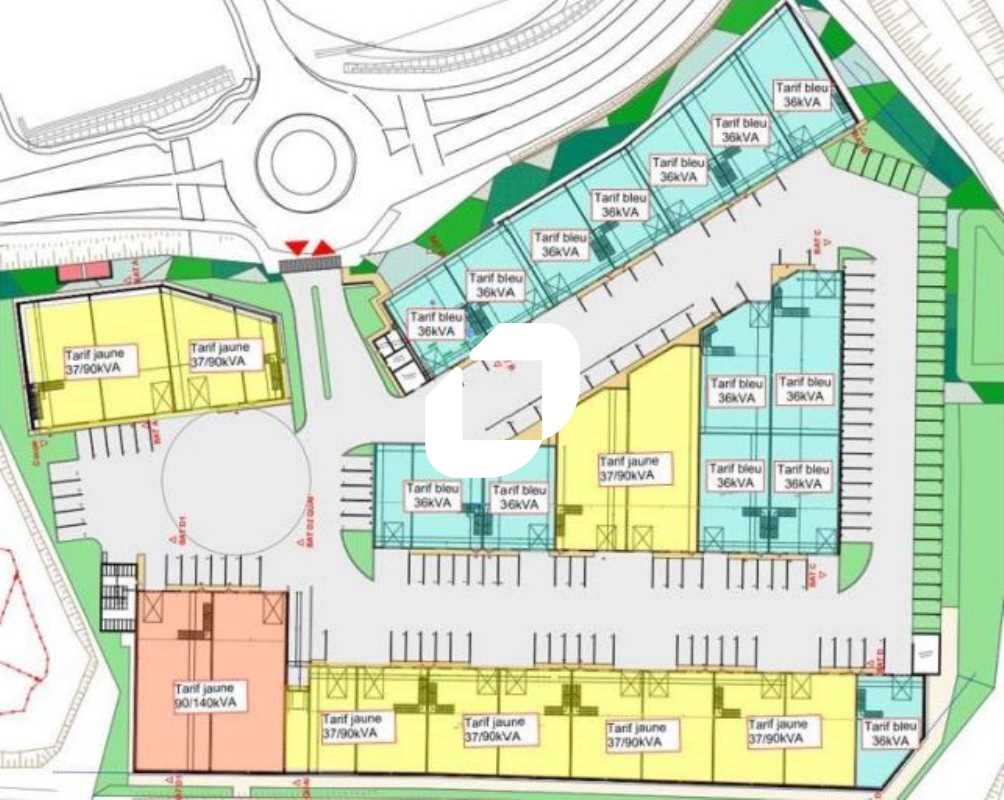 Location entrepots 267 m² non divisibles