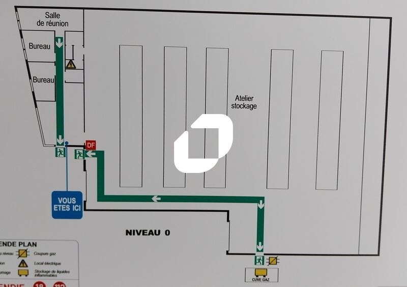 Location entrepots 1062 m² non divisibles