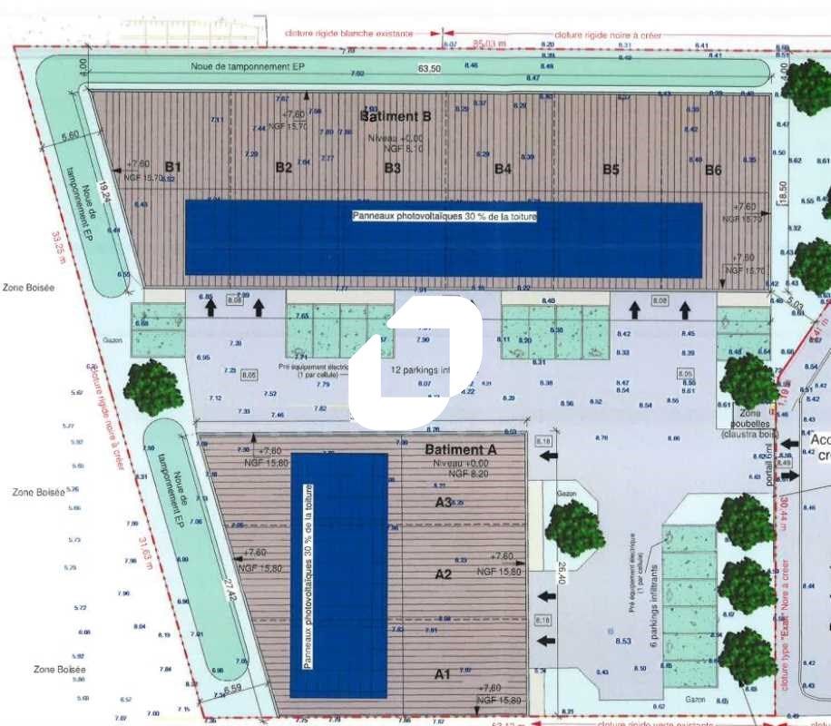 Vente entrepots 274 m² non divisibles