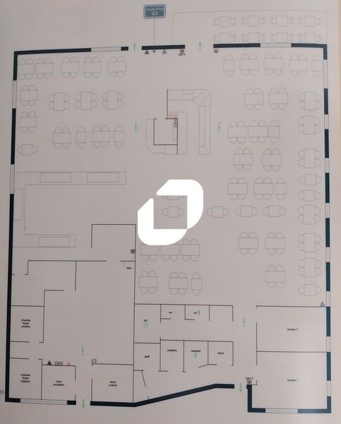 Location locaux commerciaux 500 m² non divisibles