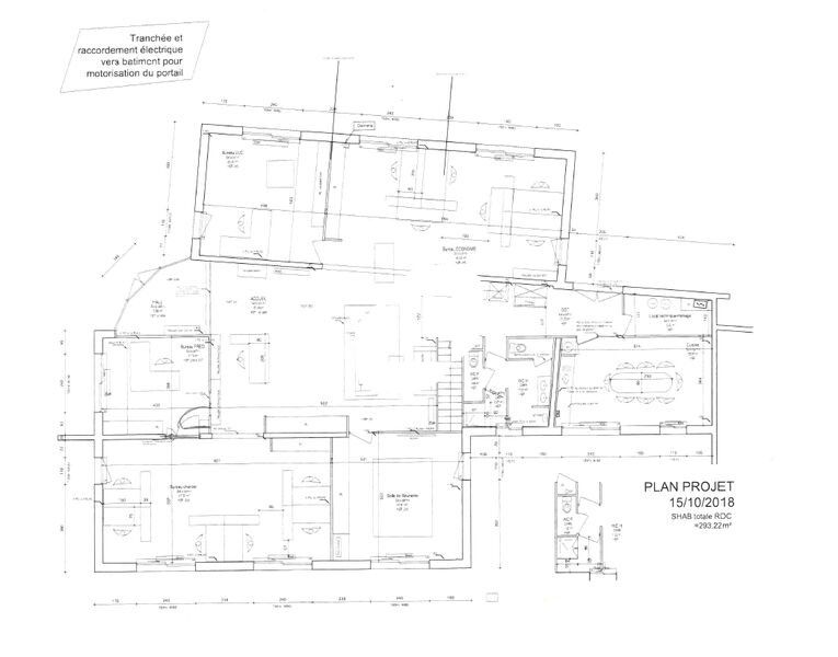Vente bureaux 368 m² non divisibles