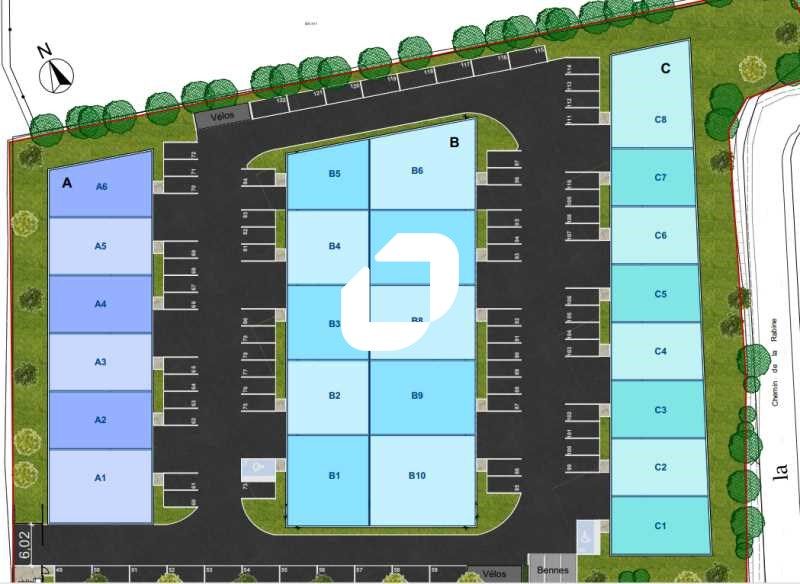 Location bureaux 227 m² non divisibles