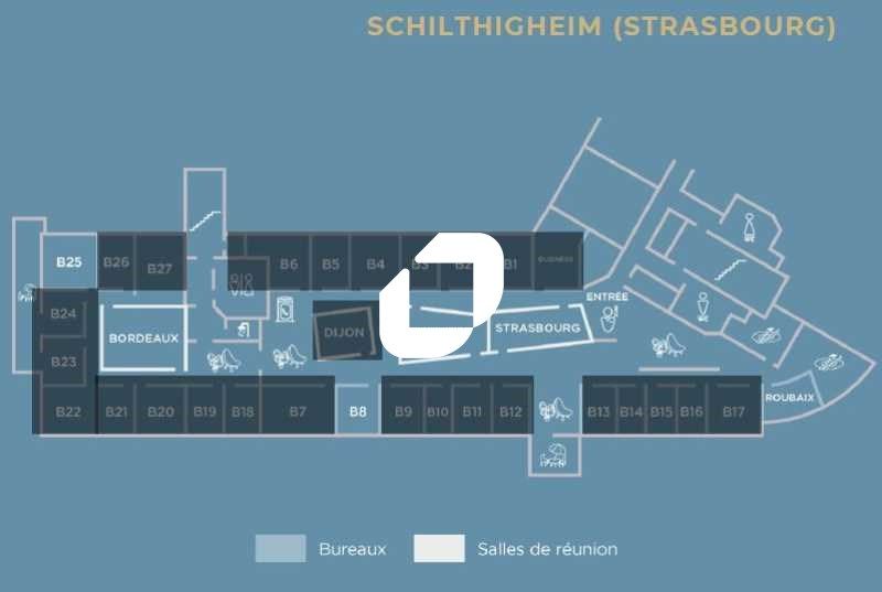 Bureaux fermé Coworking bureaux 61 m² divisibles à partir de 9 m²