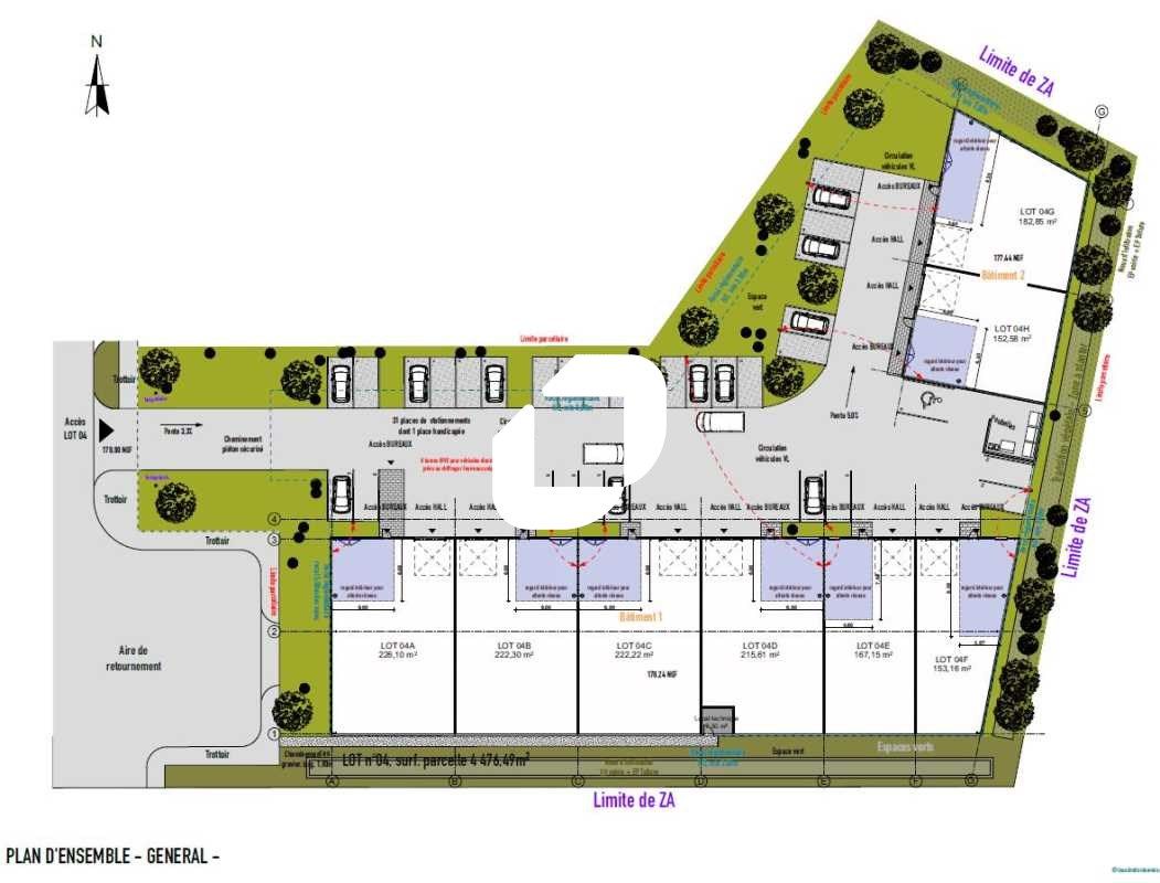 Vente entrepots 336 m² non divisibles