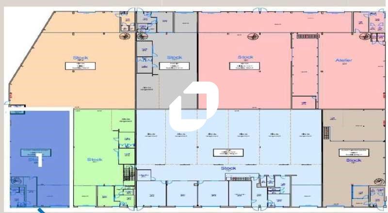 Location entrepots 401 m² non divisibles
