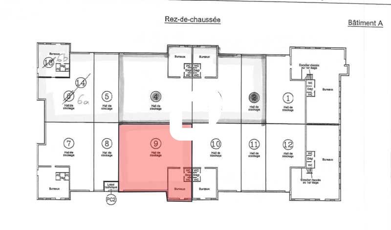 Location entrepots 303 m² non divisibles