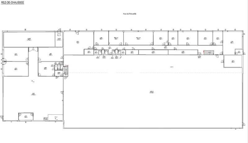 Location bureaux 850 m² non divisibles