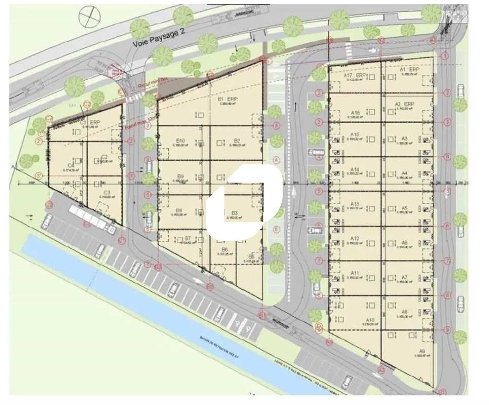 Location entrepots 131 m² non divisibles