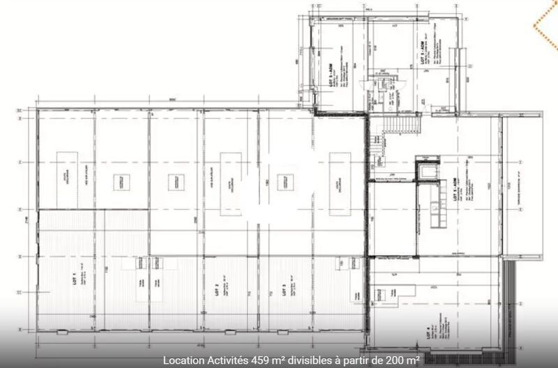 Location entrepots 474 m² divisibles à partir de 206 m²