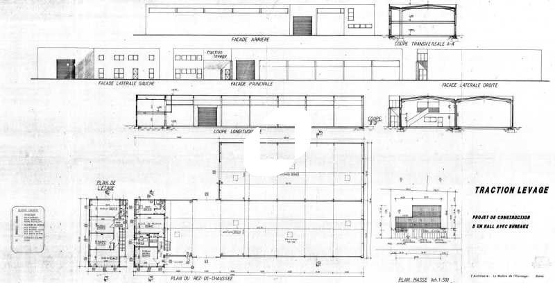 Location entrepots 1262 m² non divisibles