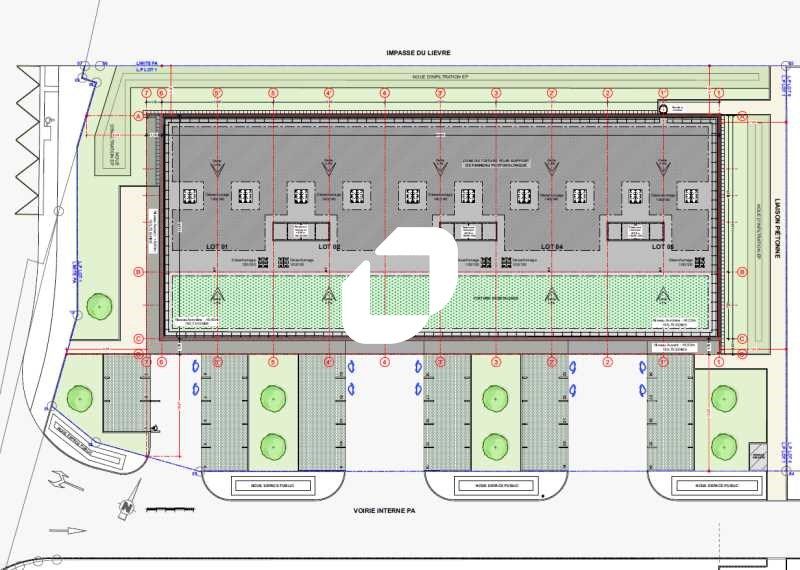 Vente entrepots 374 m² non divisibles