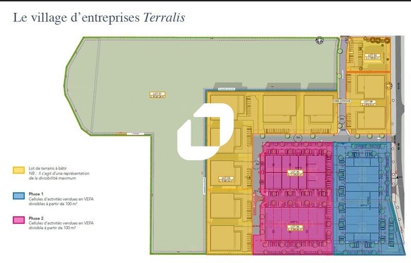 Vente entrepots 4000 m² divisibles à partir de 100 m²