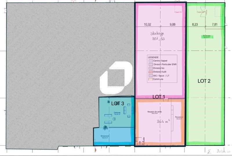 Location entrepots 4728 m² divisibles à partir de 300 m²