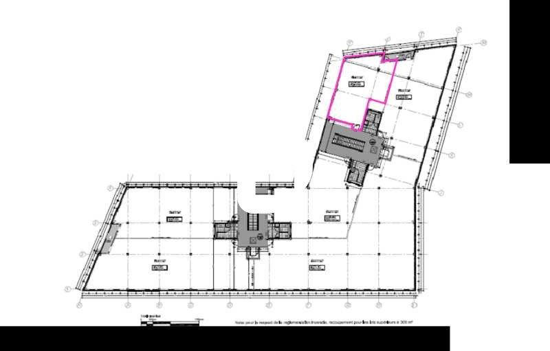 Location bureaux 212 m² non divisibles