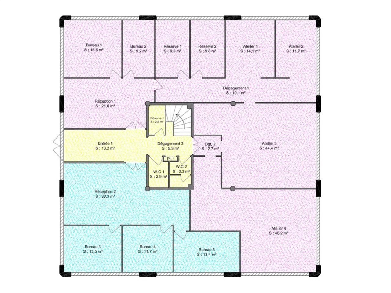 683 m² pour ce bureaux en vente à Gradignan