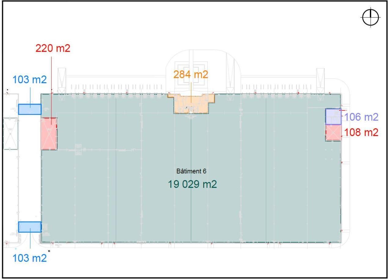 Location Entrepôts classe A 20496.39 m² non divisibles 77550 Moissy-cramayel