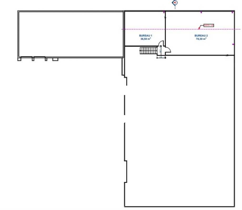Location entrepots 768 m² non divisibles