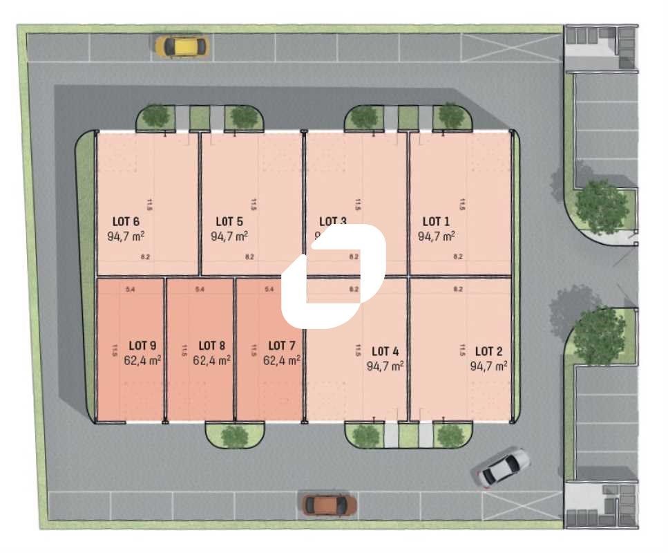 Vente entrepots 348 m² divisibles à partir de 63 m²
