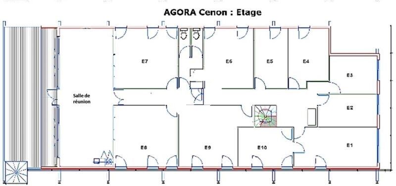 Location bureaux 338 m² non divisibles