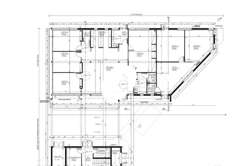 Location bureaux 431 m² divisibles à partir de 181 m²
