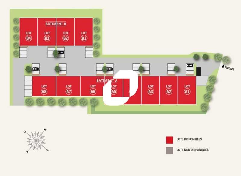 Location entrepots 1740 m² divisibles à partir de 274 m²