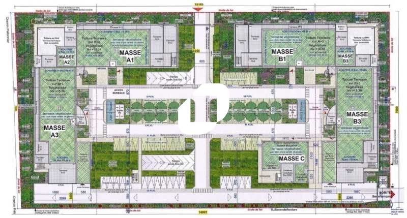 Location bureaux 792 m² divisibles à partir de 340 m²