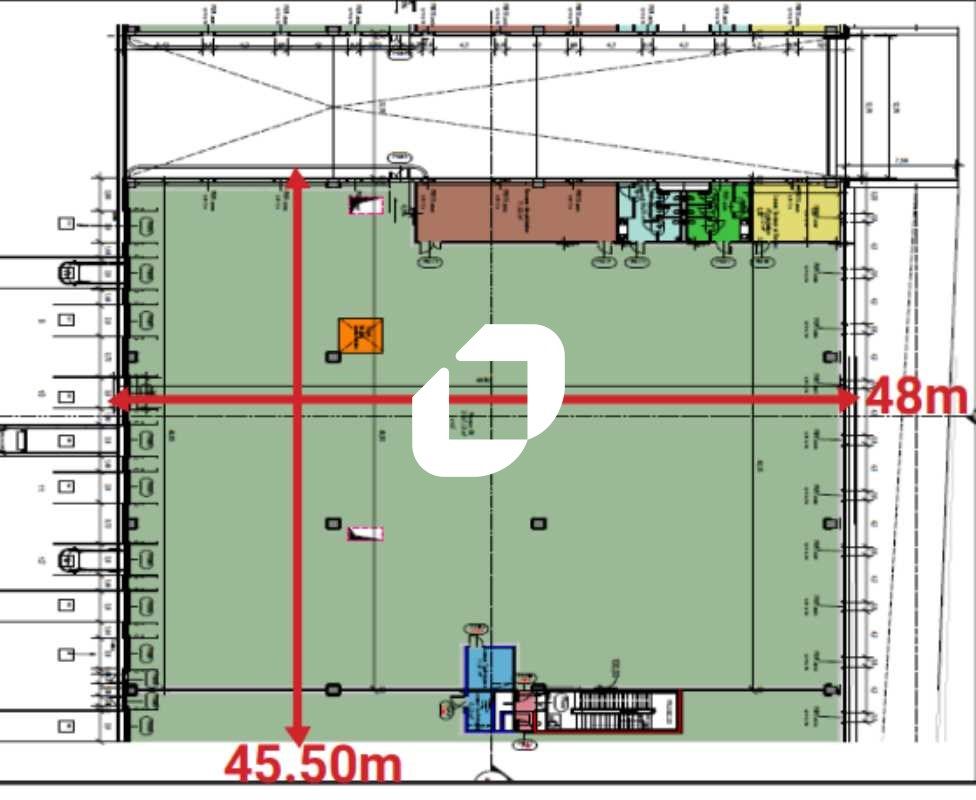 Location entrepots 6450 m² divisibles à partir de 2100 m²