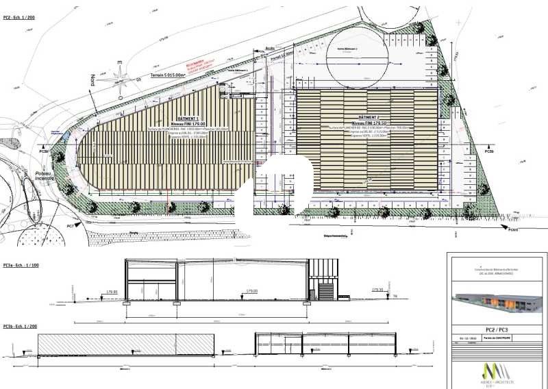 Location bureaux 175 m² non divisibles