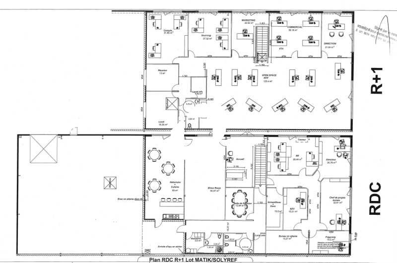 Location entrepots 1053 m² divisibles à partir de 53 m²