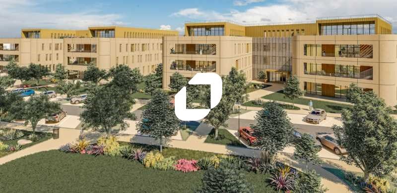 Genas, au sein du Parc Everest 3, en construction