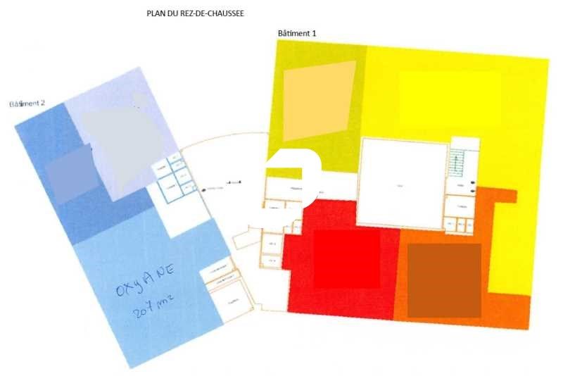 Location bureaux 895 m² divisibles à partir de 207 m²