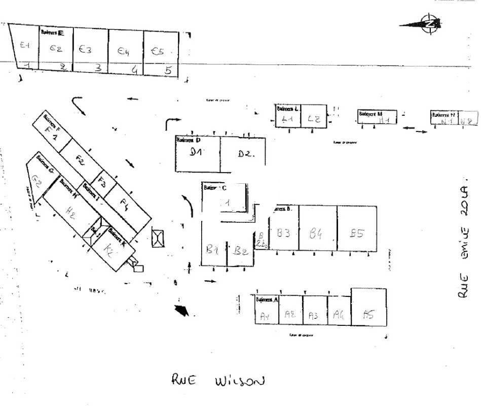 Location bureaux 380 m² non divisibles