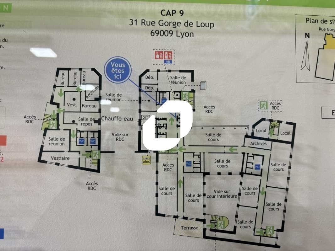 Location bureaux 130 m² non divisibles