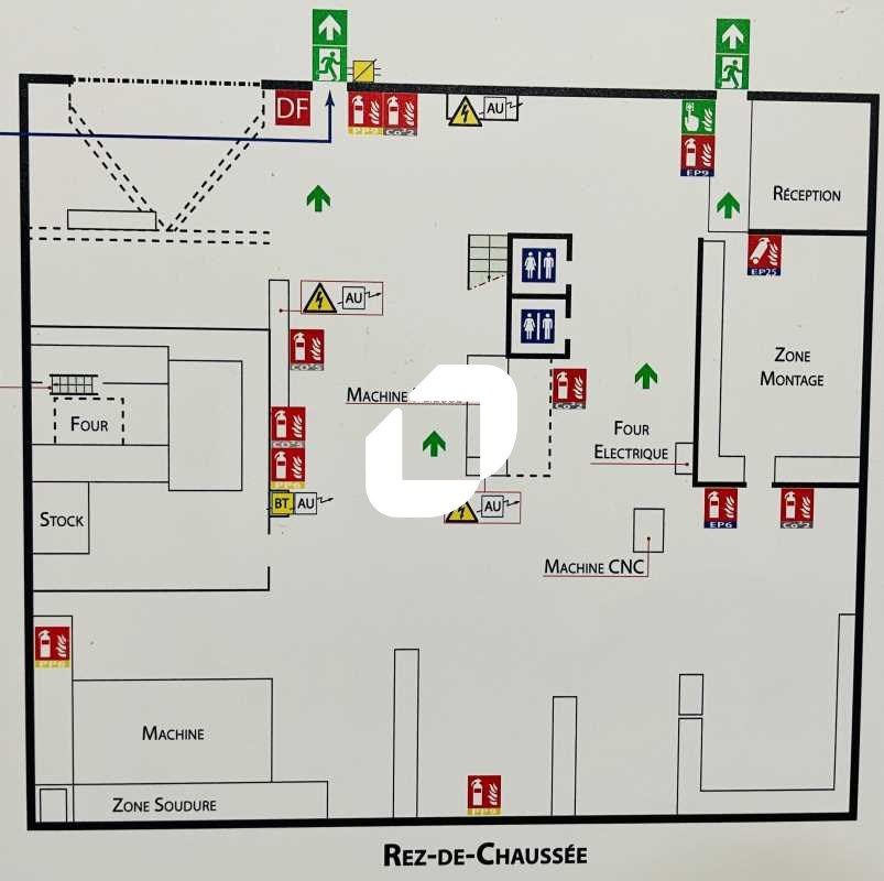 Location entrepots 841 m² non divisibles