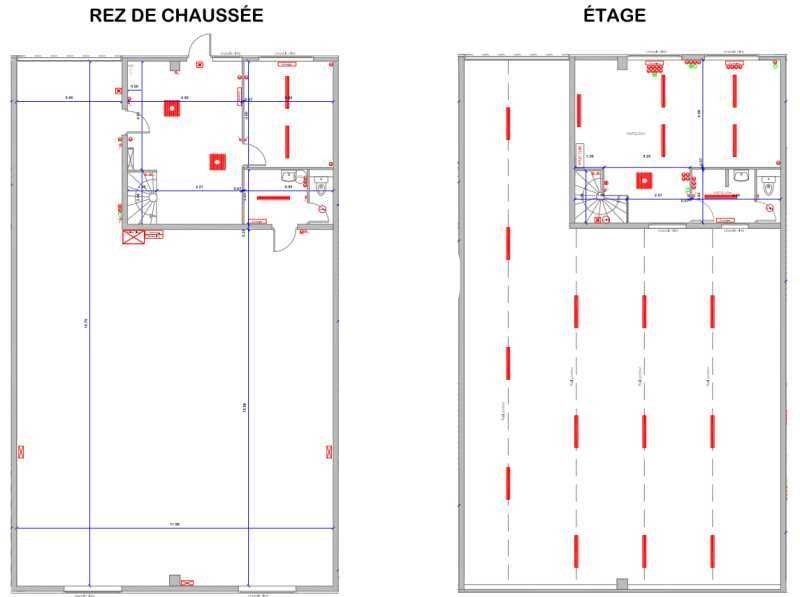 Location entrepots 1502 m² divisibles à partir de 275 m²