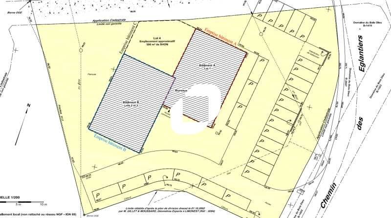 Vente bureaux 510 m² non divisibles