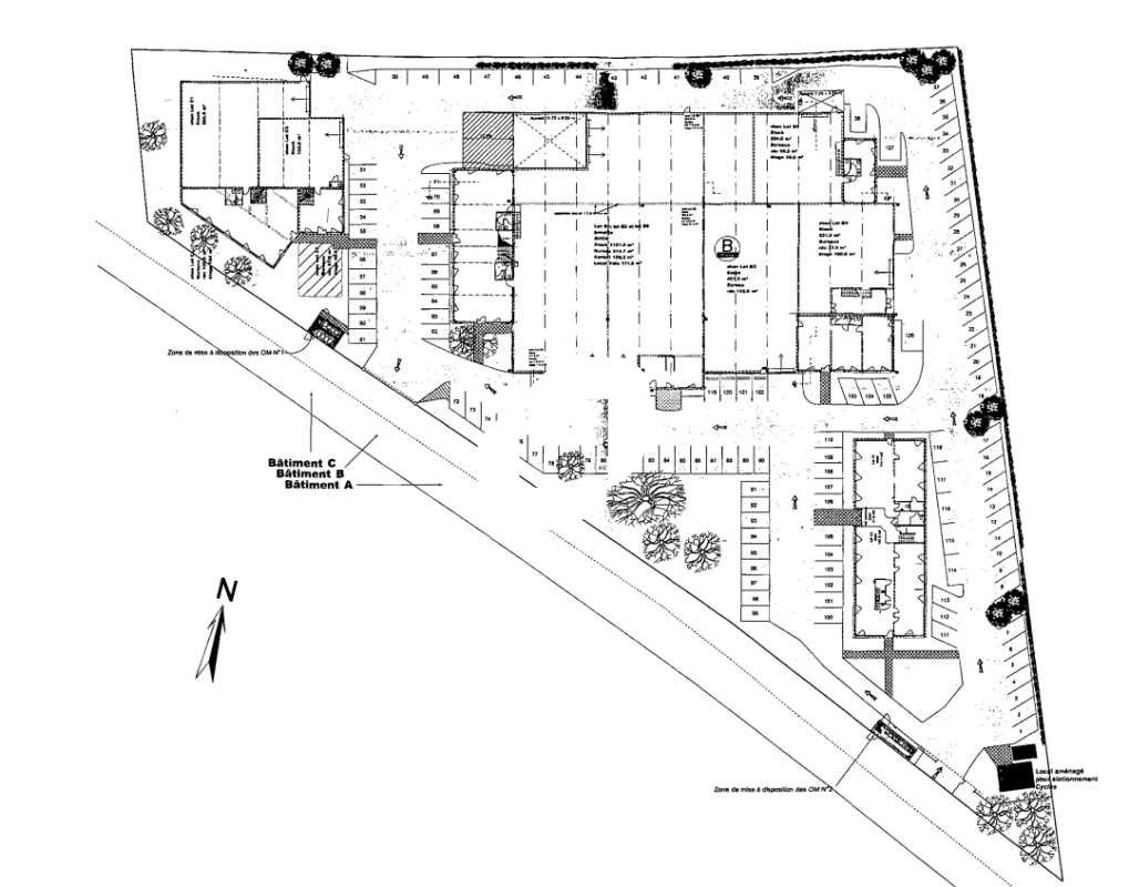 Location bureaux 576 m² divisibles à partir de 173 m²