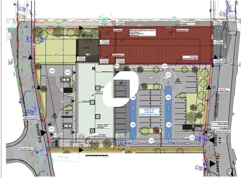 Vente bureaux 410 m² divisibles à partir de 191 m²