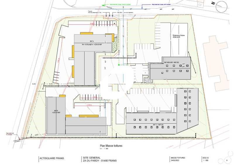 Vente entrepots 481 m² non divisibles