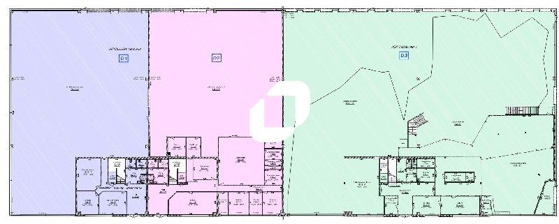 Location entrepots 2049 m² non divisibles