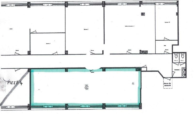 Location bureaux 1128 m² divisibles à partir de 33 m²