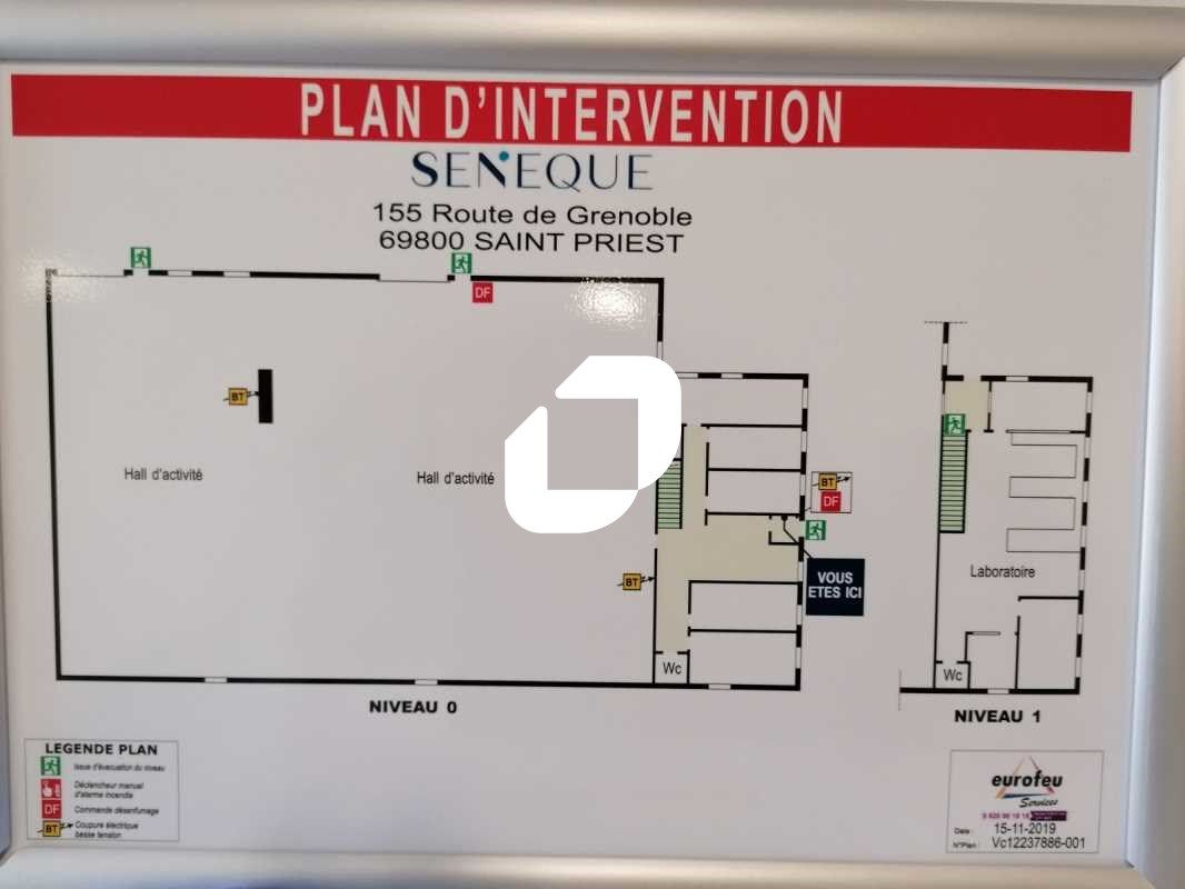 Location entrepots 1119 m² non divisibles