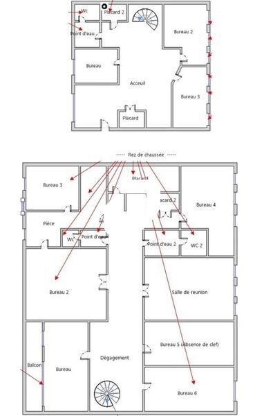 Location bureaux 262 m² non divisibles